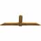 Ekena Millwork Eugene Rough Sawn Timber Gable Bracket, Western Red Cedar, 72"W x 24"H x 2"D x 6"F, 8/12 Pitch GBW072X24X0206EUG00RWR - alternate 3